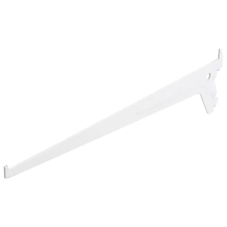 F-systeem plankendrager enkel RAL9003 wit 35cm